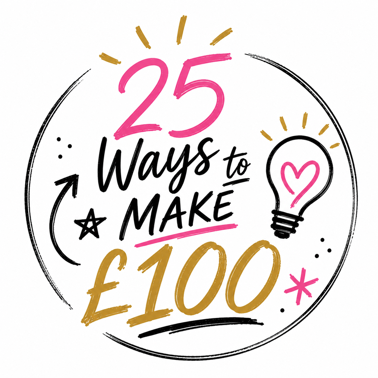 25 Ways To Make £100 This Week