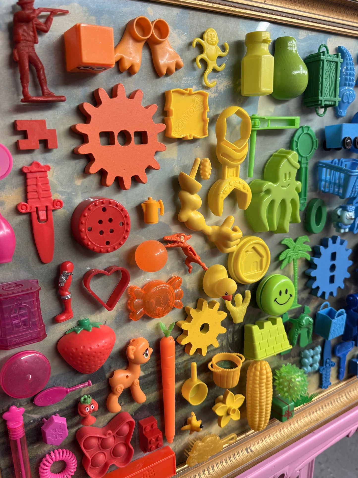 Toys R Art 11:11 Rainbow Flat Lay