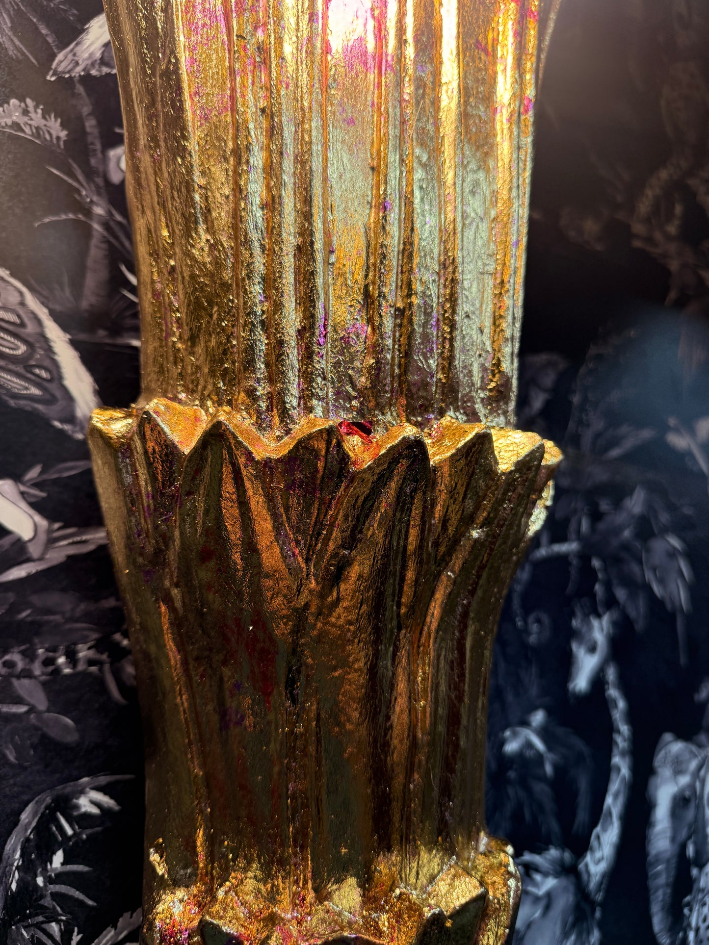 Gold Palm Wall Light