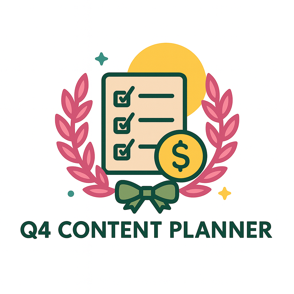 Christmas run up content ideas