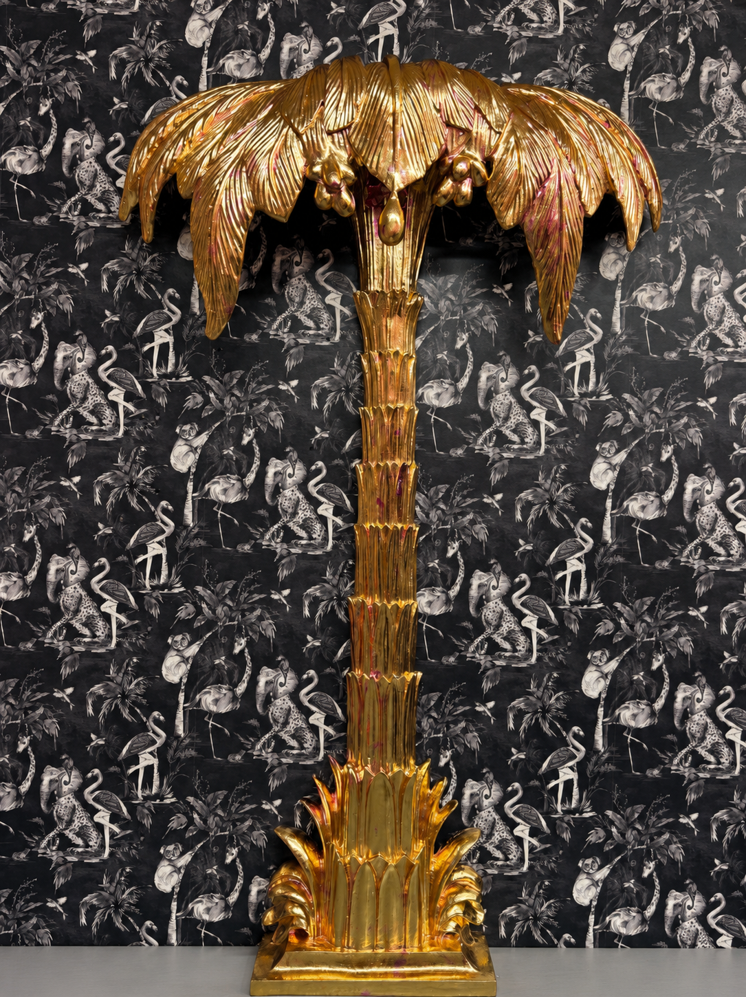 Gold Palm Wall Light
